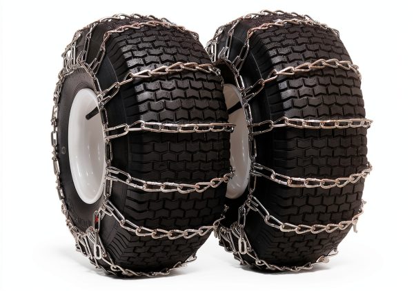 OakTen Alloy Steel Tire Chains for Snow Blowers-0