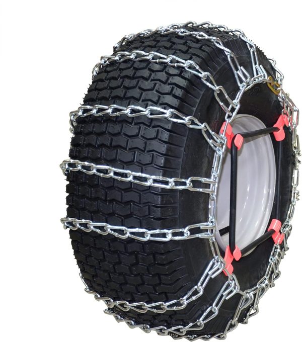 OakTen Tire Chains for Lawn Garden Tractors-2