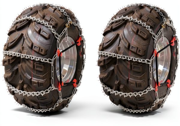 OakTen Tire Chains for ATV UTV Snow Mud-0