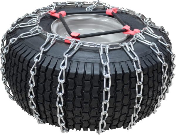 OakTen Tire Chains for Lawn Garden Tractors-1