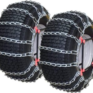 OakTen Tire Chains for Lawn Garden Tractors-0