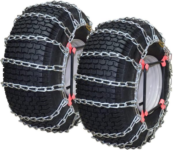 OakTen Tire Chains for Lawn Garden Tractors-0