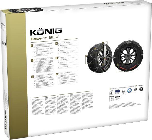 König Carbide SUV Snow Chains-5
